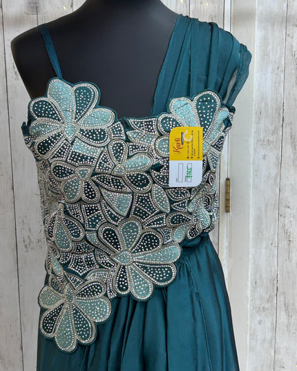 Fusion lehenga saree