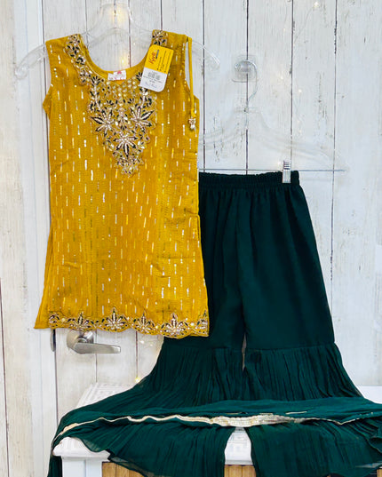 Kids sharara suit (girls age 6/7 years)