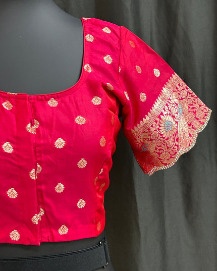 Banarasi silk blouse by Kurti Connection USA