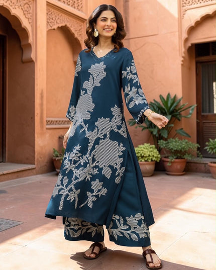 Rayon plazzo set