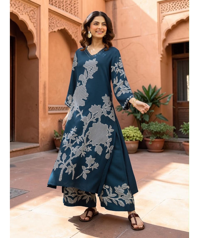 Rayon plazzo set