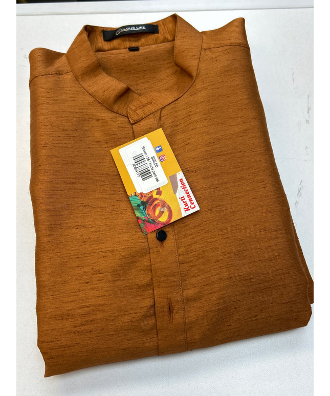 Kurta pant set : brown