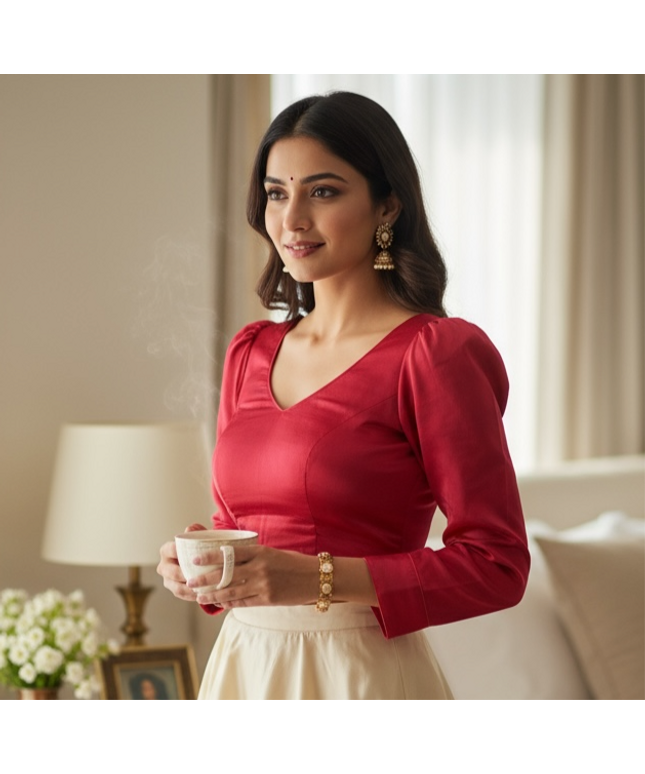Silk blouses by Kurti Connection USA