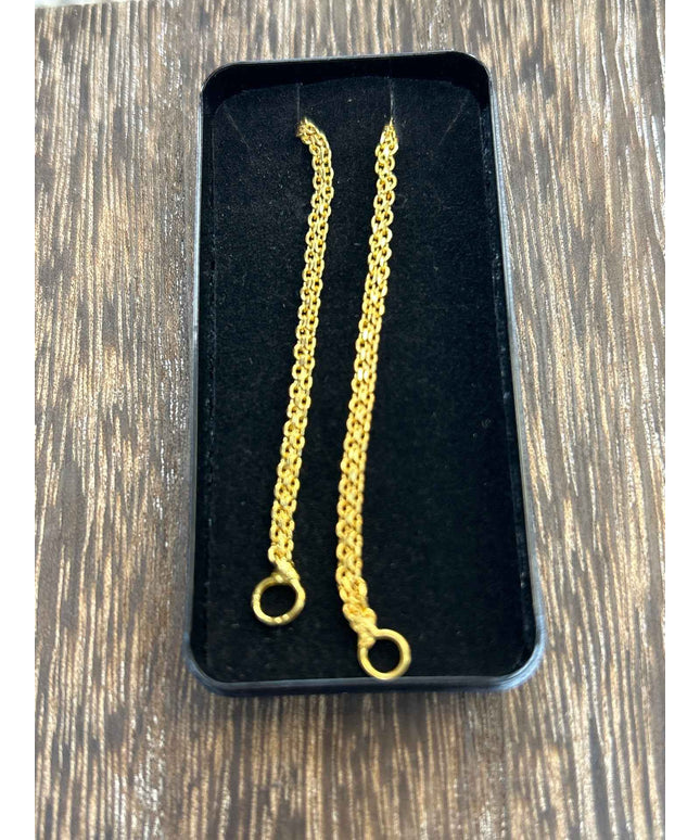 Simple kaan chain : support chain for heavy earrings