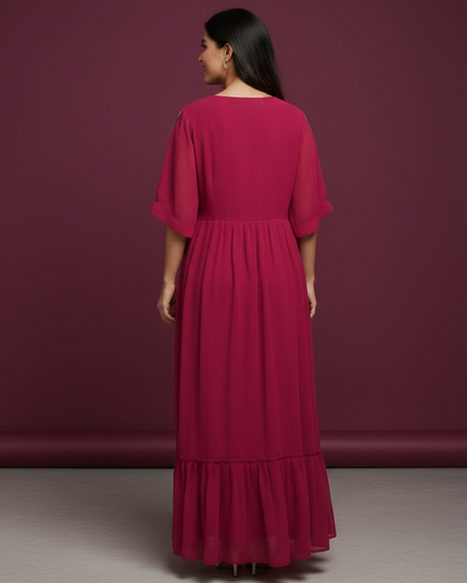 Georgette long frock
