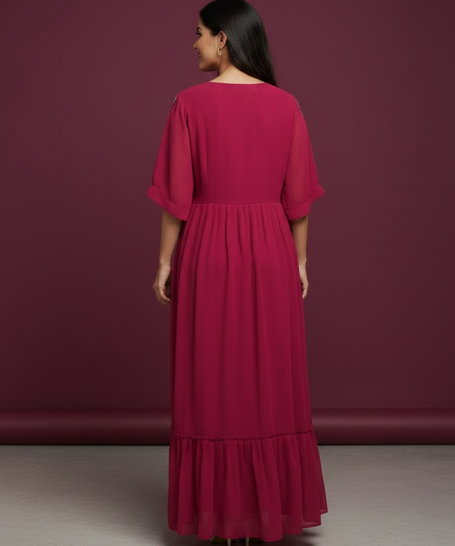 Georgette long frock