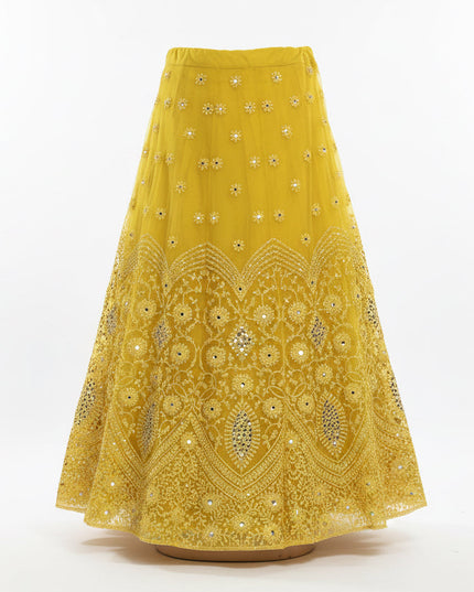 Yellow lehanga choli