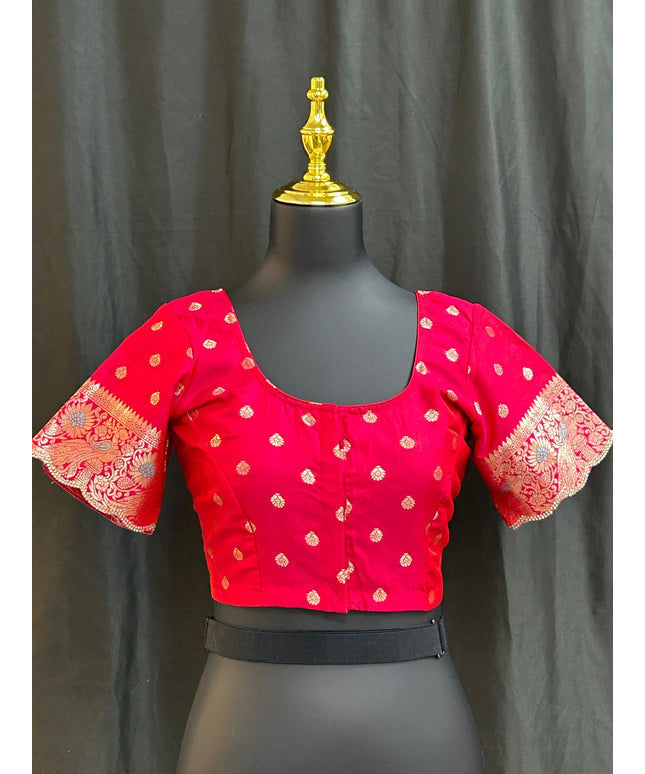 Banarasi silk blouse by Kurti Connection USA