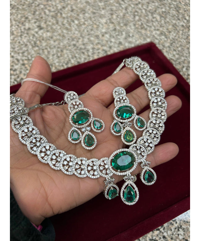 AD necklace set by Kurti Connection USA