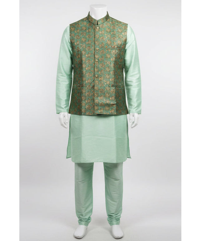 Green kurta set