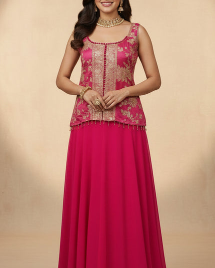 Party wear sharara suit : for wedding guest