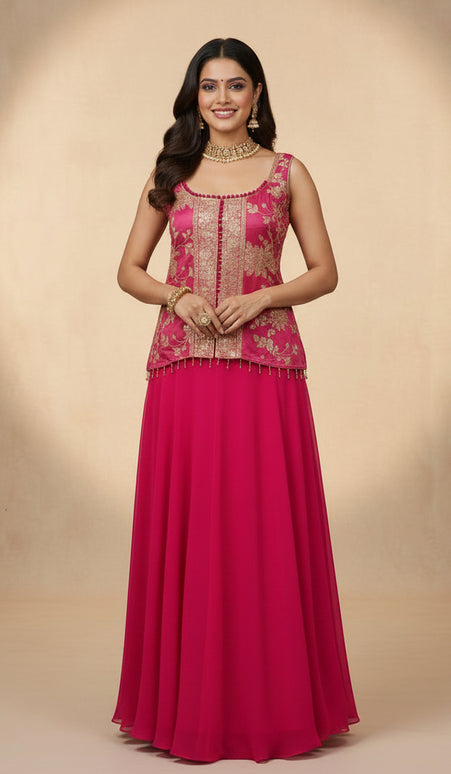 Party wear sharara suit : for wedding guest