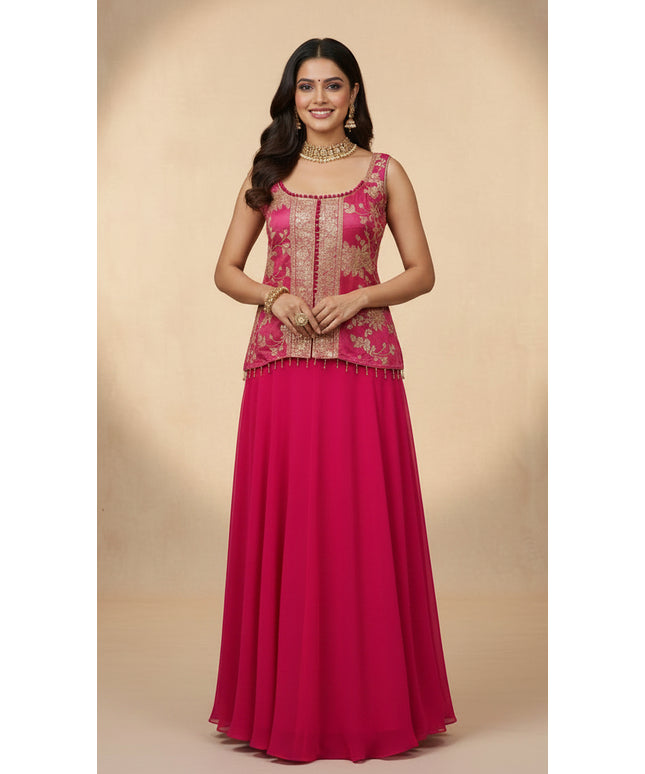 Party wear sharara suit : for wedding guest
