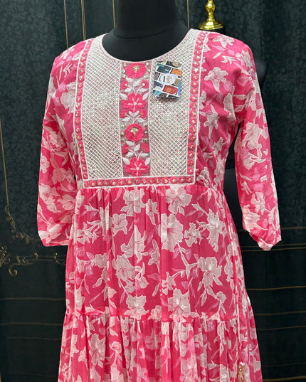 Mulmul cotton Kurti