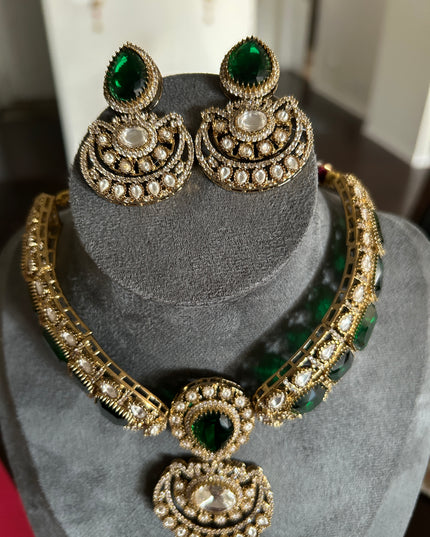 Moissanite necklace set