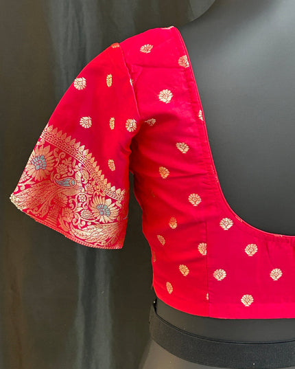 Banarasi silk blouse by Kurti Connection USA