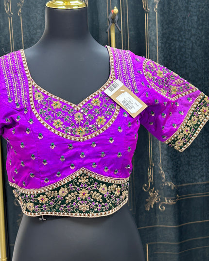 Purple blouse