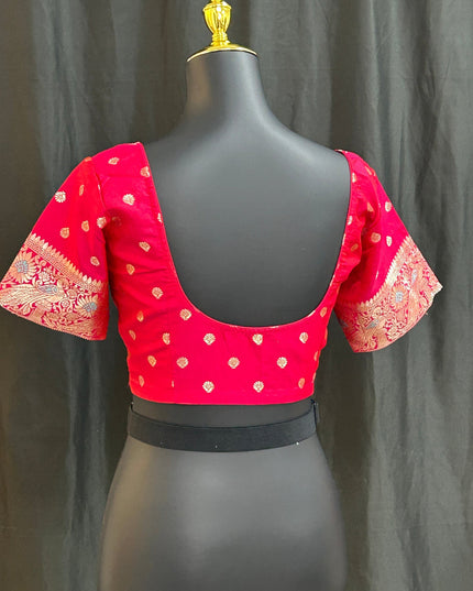 Banarasi silk blouse by Kurti Connection USA