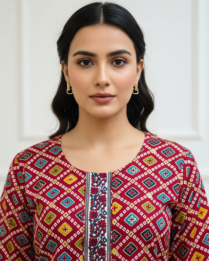 Bandhani print Kurti