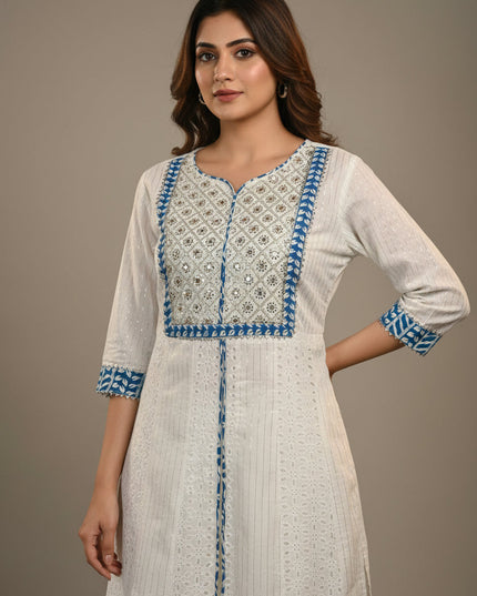 Cotton long kurti