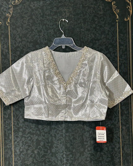 Silver blouse