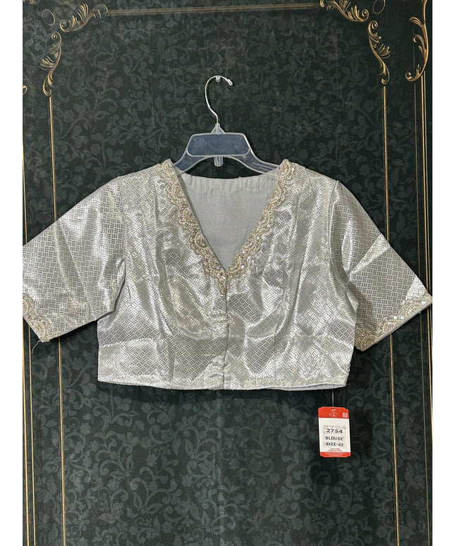Silver blouse