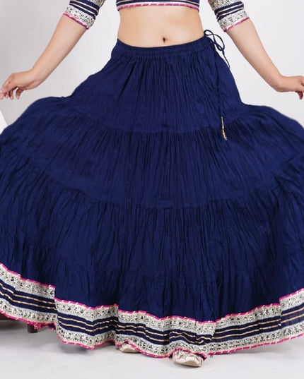 Cotton Lehenga Skirt - Casual Ethnic Wear by Kurti Connection USA