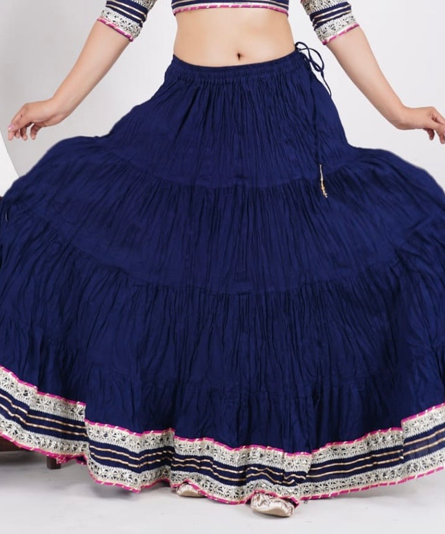 Cotton Lehenga Skirt - Casual Ethnic Wear by Kurti Connection USA