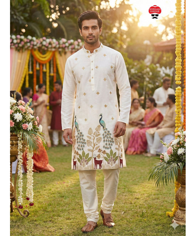 Silk kurta set