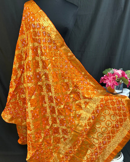 Bandhani gharchola dupatta by Kurti Connection USA