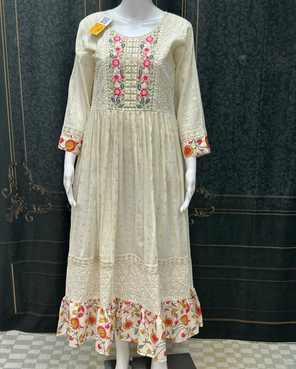 Cotton long kurti