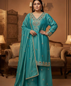 Teal blue