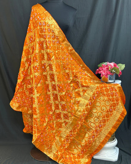 Bandhani gharchola dupatta by Kurti Connection USA