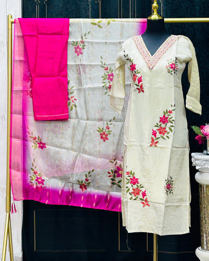Tissue silk salwar suit