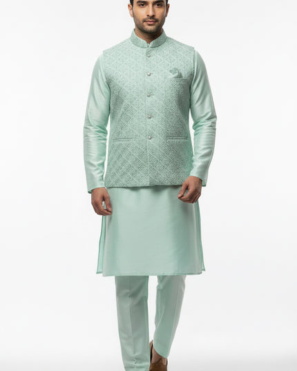 Silk Kurta pant set