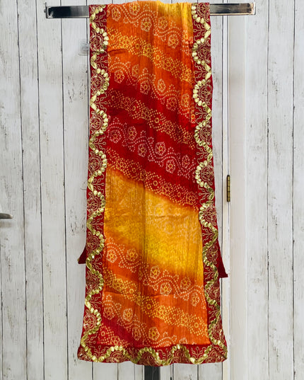 Gota Patti Bandhani dupatta