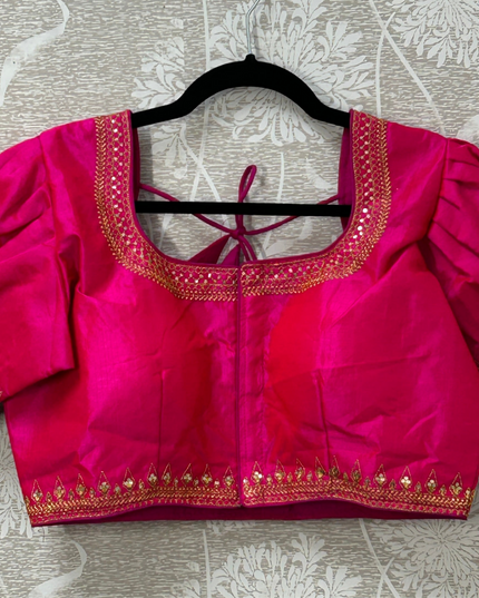 Silk blouse by Kurti Connection USA