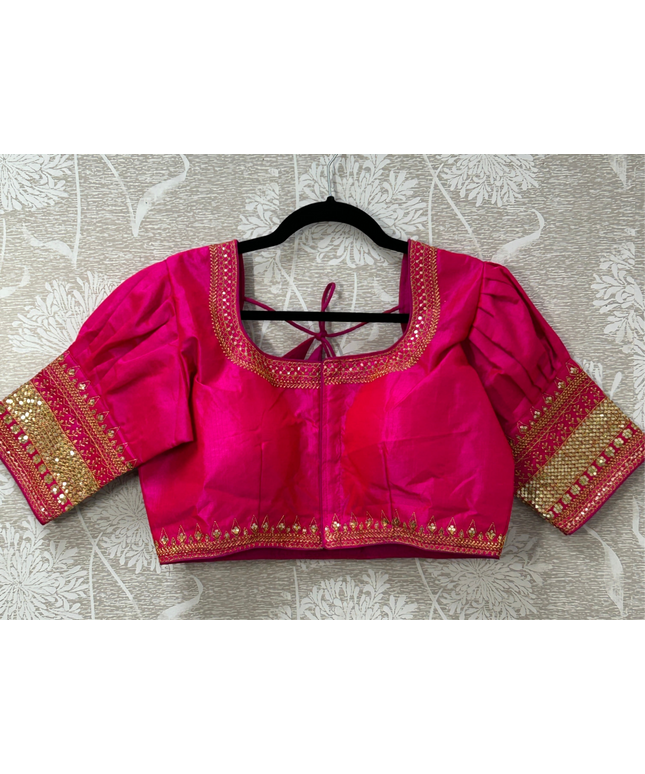 Silk blouse by Kurti Connection USA