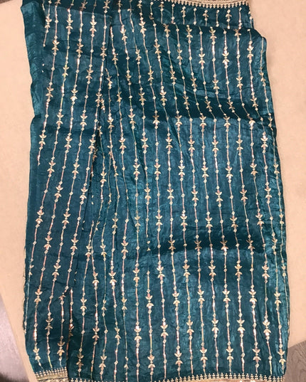 Crape silk saree