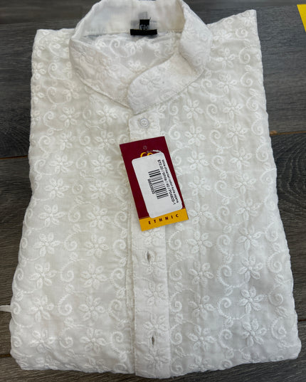 Chikankari white Kurta pajama