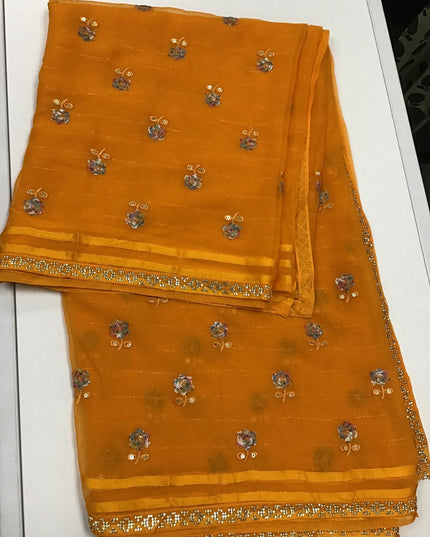 Chiffon saree