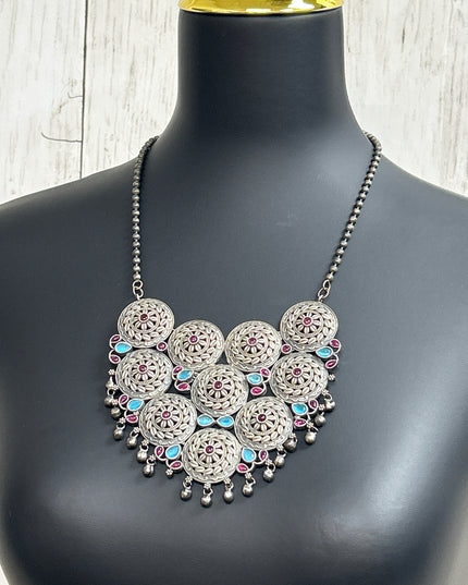 Banjara necklace  | oxidized silver jewelry