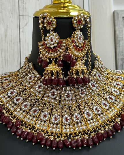Bridal necklace set by Kurti Connection USA