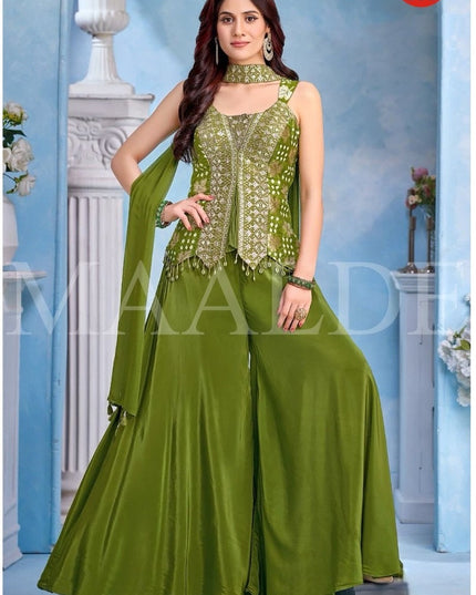 Wedding guest collection : Sharara suit by Kurti Connection USA