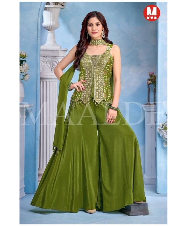 Wedding guest collection : Sharara suit by Kurti Connection USA