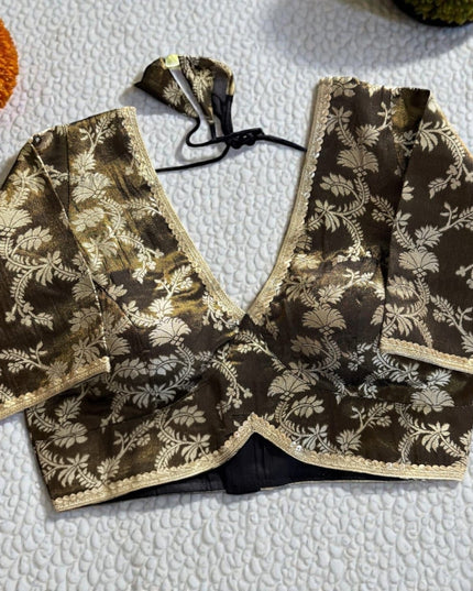 Brocade blouses by Kurti Connection USA