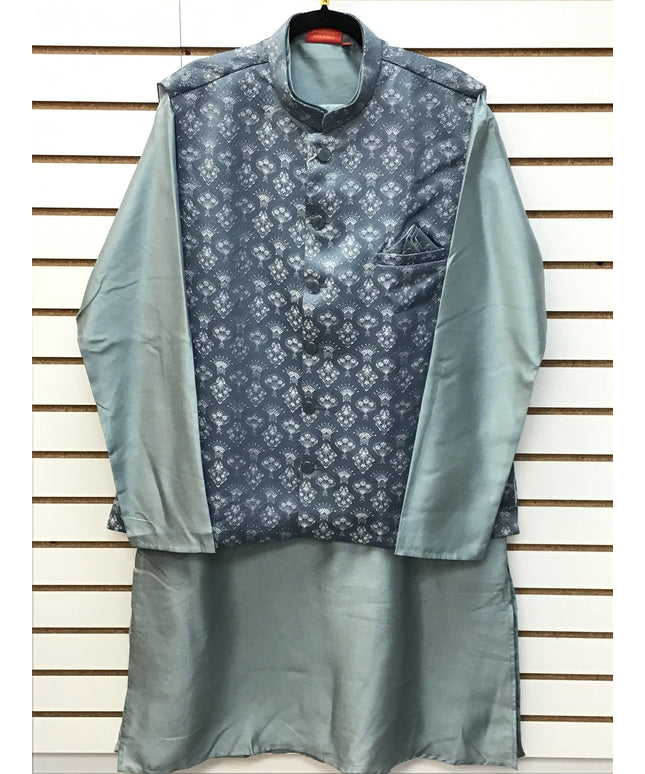 Grey kurta set