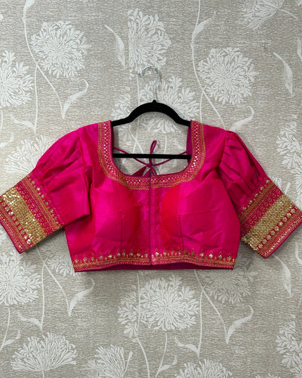 Silk blouse by Kurti Connection USA