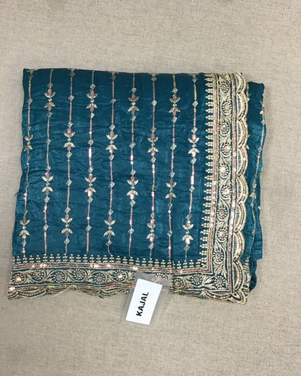 Crape silk saree