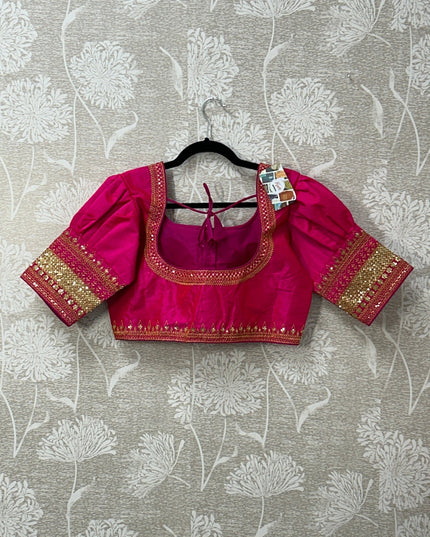 Silk blouse by Kurti Connection USA